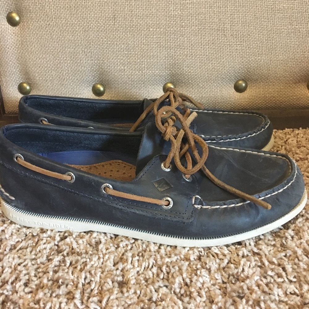 Sperry Boat Shoes / size 10 / Navy
